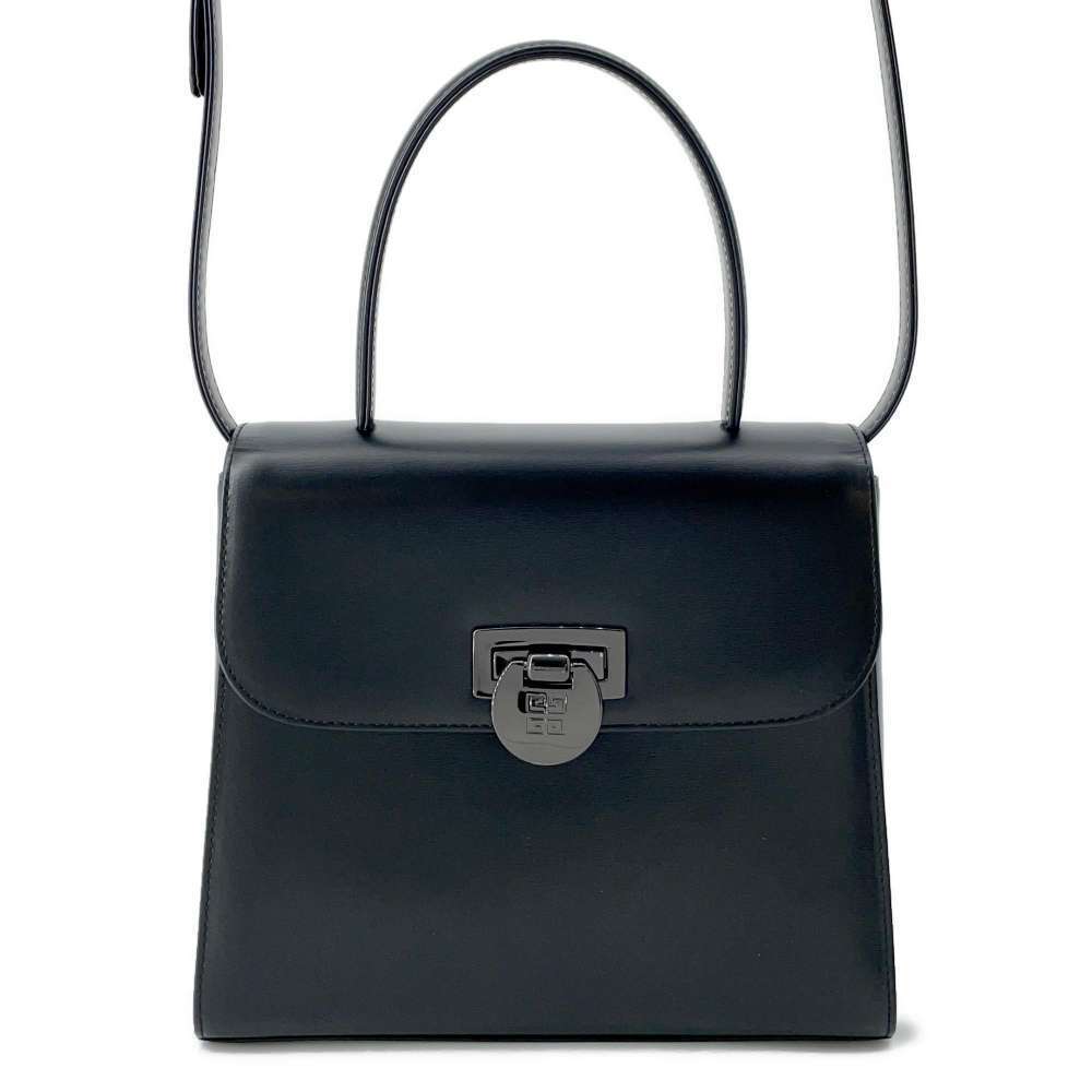 Givenchy Leather Handbag Shoulder Bag Black